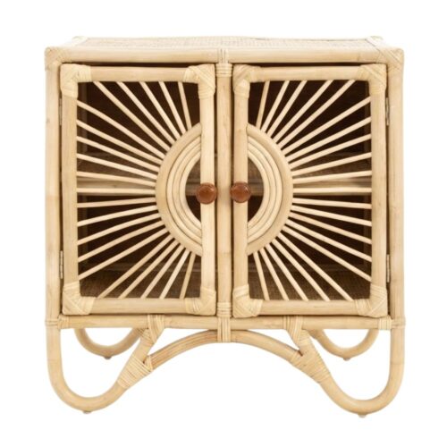 Rattan Antique Doll Cabinet, rattan kids toys, rattan kids furniture, wholesale, bulk, childrens