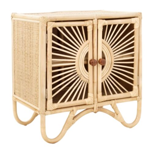 Rattan Antique Doll Cabinet, rattan kids toys, rattan kids furniture, wholesale, bulk, childrens