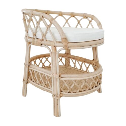 Rattan Baby Born Doll Change Table, rattan kids toys, rattan kids furniture, wholesale, bulk, childrens