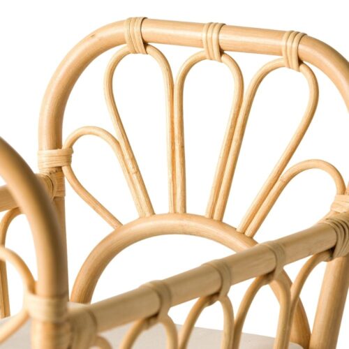 rattan baby doll barbie crib, rattan kids toys, rattan kids furniture, wholesale, bulk, childrens