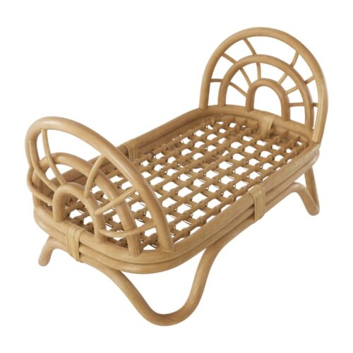 Rattan Baby Doll Bed, rattan kids toys, rattan kids furniture, wholesale, bulk, childrens