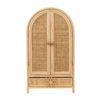 Rattan Baby Doll Cabinet, rattan kids toys, rattan kids furniture, wholesale, bulk, childrens