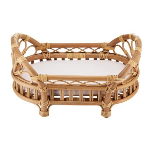 rattan barbie doll bed, rattan kids toys, rattan kids furniture, wholesale, bulk, childrens