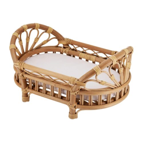 rattan barbie doll bed, rattan kids toys, rattan kids furniture, wholesale, bulk, childrens