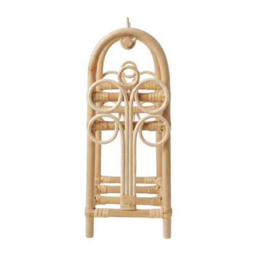 Rattan Barbie Doll Clothes Hanger, rattan kids toys, rattan kids furniture, wholesale, bulk, childrens