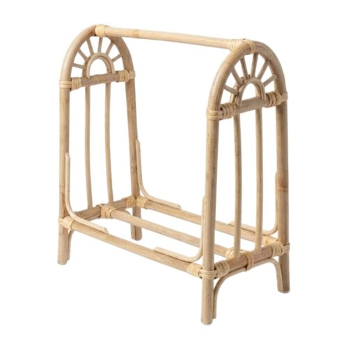Rattan Barbie Dolls Clothes Rack Australia, rattan kids toys, rattan kids furniture, wholesale, bulk, childrens