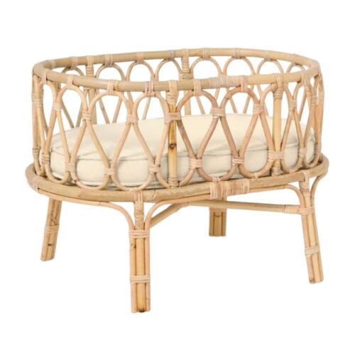 rattan barbies cradle, rattan kids toys, rattan kids furniture, wholesale, bulk, childrens