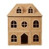 Rattan Big Doll House for Girl, rattan kids toys, rattan kids furniture, wholesale, bulk, childrens