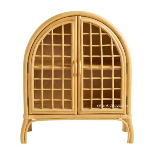 Rattan Doll Armoire American Girl, rattan kids toys, rattan kids furniture, wholesale, bulk, childrens