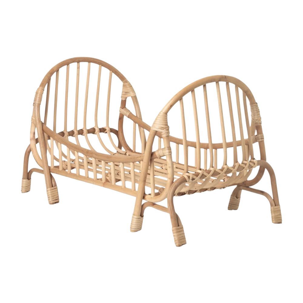 Rattan Doll Bed Australia, rattan kids toys, rattan kids furniture, wholesale, bulk, childrens