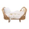 Rattan Doll Bed Blanket and Pillow, rattan kids toys, rattan kids furniture, wholesale, bulk, childrens