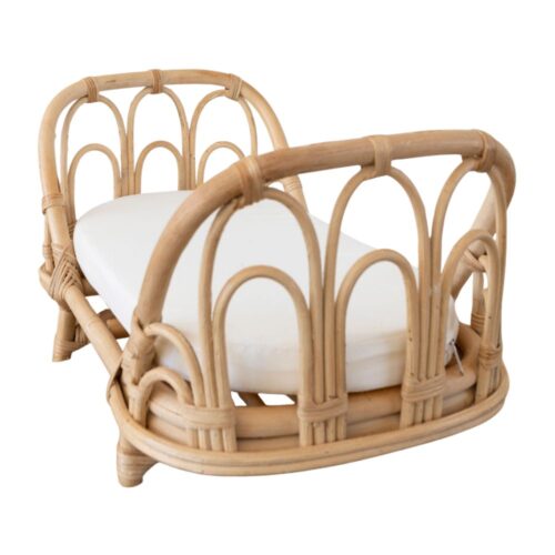 Rattan Doll Bed Blanket and Pillow, rattan kids toys, rattan kids furniture, wholesale, bulk, childrens