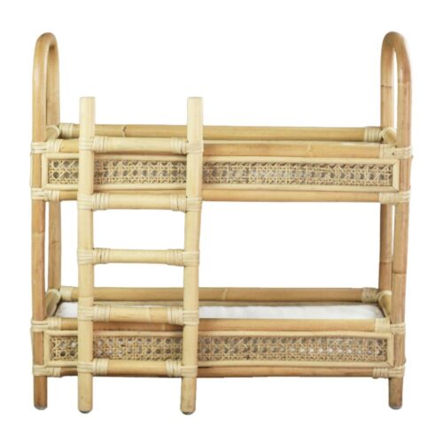 Rattan Doll Bunk Bed, rattan kids toys, rattan kids furniture, wholesale, bulk, childrens