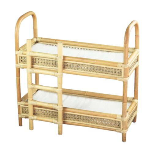 Rattan Doll Bunk Bed, rattan kids toys, rattan kids furniture, wholesale, bulk, childrens
