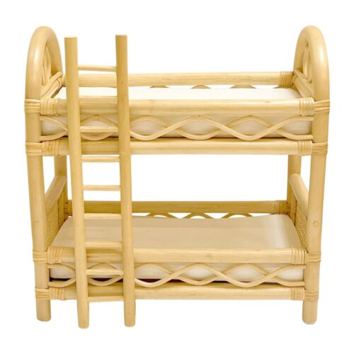 Rattan Doll Bunk Beds Wholesale, rattan kids toys, rattan kids furniture, wholesale, bulk, childrens