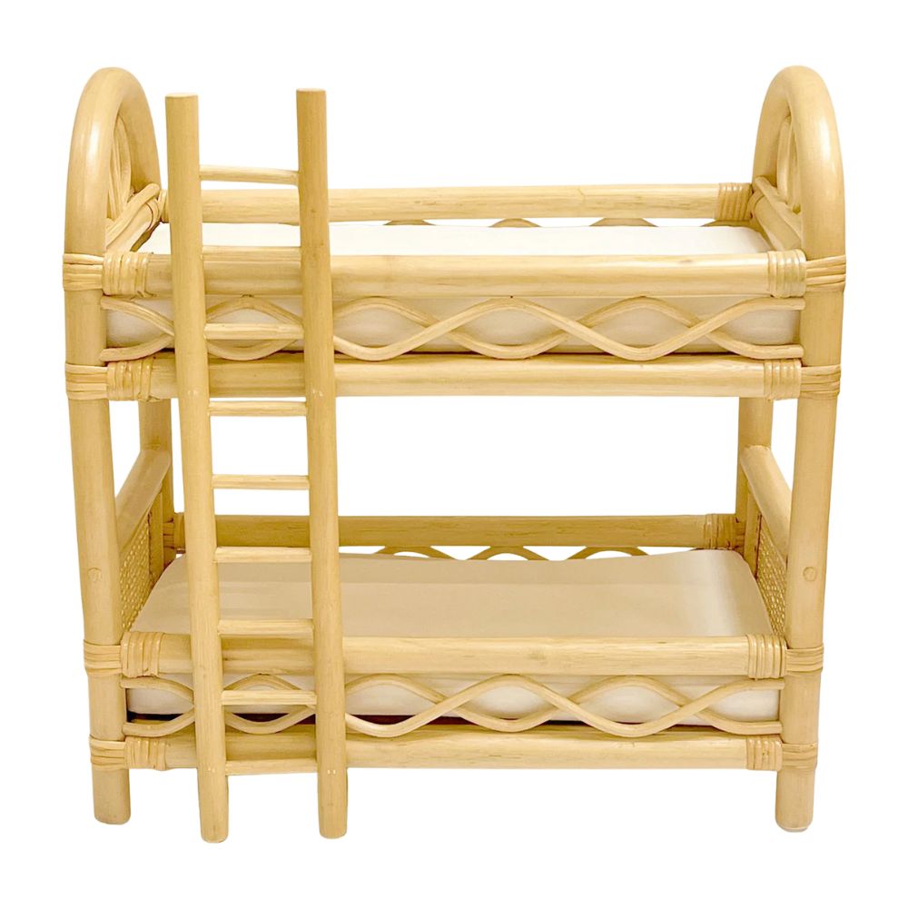 Rattan Doll Bunk Beds Wholesale, rattan kids toys, rattan kids furniture, wholesale, bulk, childrens