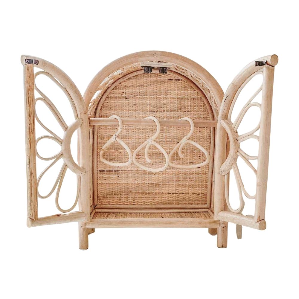 Rattan Doll Clothes Hanger, rattan kids toys, rattan kids furniture, wholesale, bulk, childrens
