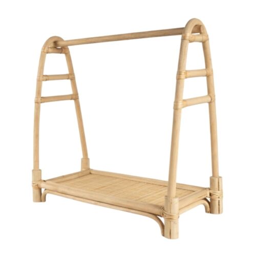 Rattan Doll Clothes Hanging Rack, rattan kids toys, rattan kids furniture, wholesale, bulk, childrens