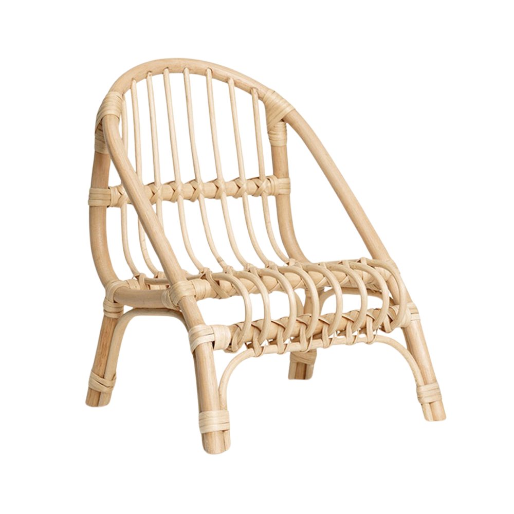Rattan Doll Deck Chair, rattan kids toys, rattan kids furniture, wholesale, bulk, childrens
