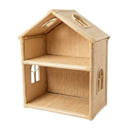 Rattan Doll House for Kids, rattan kids toys, rattan kids furniture, wholesale, bulk, childrens