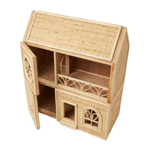 Rattan Dolls House for Sale, rattan kids toys, rattan kids furniture, wholesale, bulk, childrens