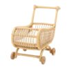 Rattan Doll Pram Stroller, wicker, doll buggy, doll stroller, rattan kids toys, rattan kids furniture, wholesale, bulk, childrens