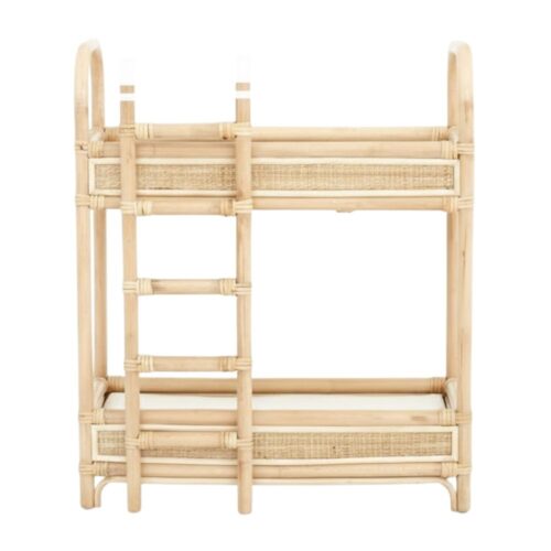 Rattan Doll Toys Bunk Bed, rattan kids toys, rattan kids furniture, wholesale, bulk, childrens