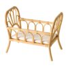 Rattan Dolls Bed Crib, rattan kids toys, rattan kids furniture, wholesale, bulk, childrens