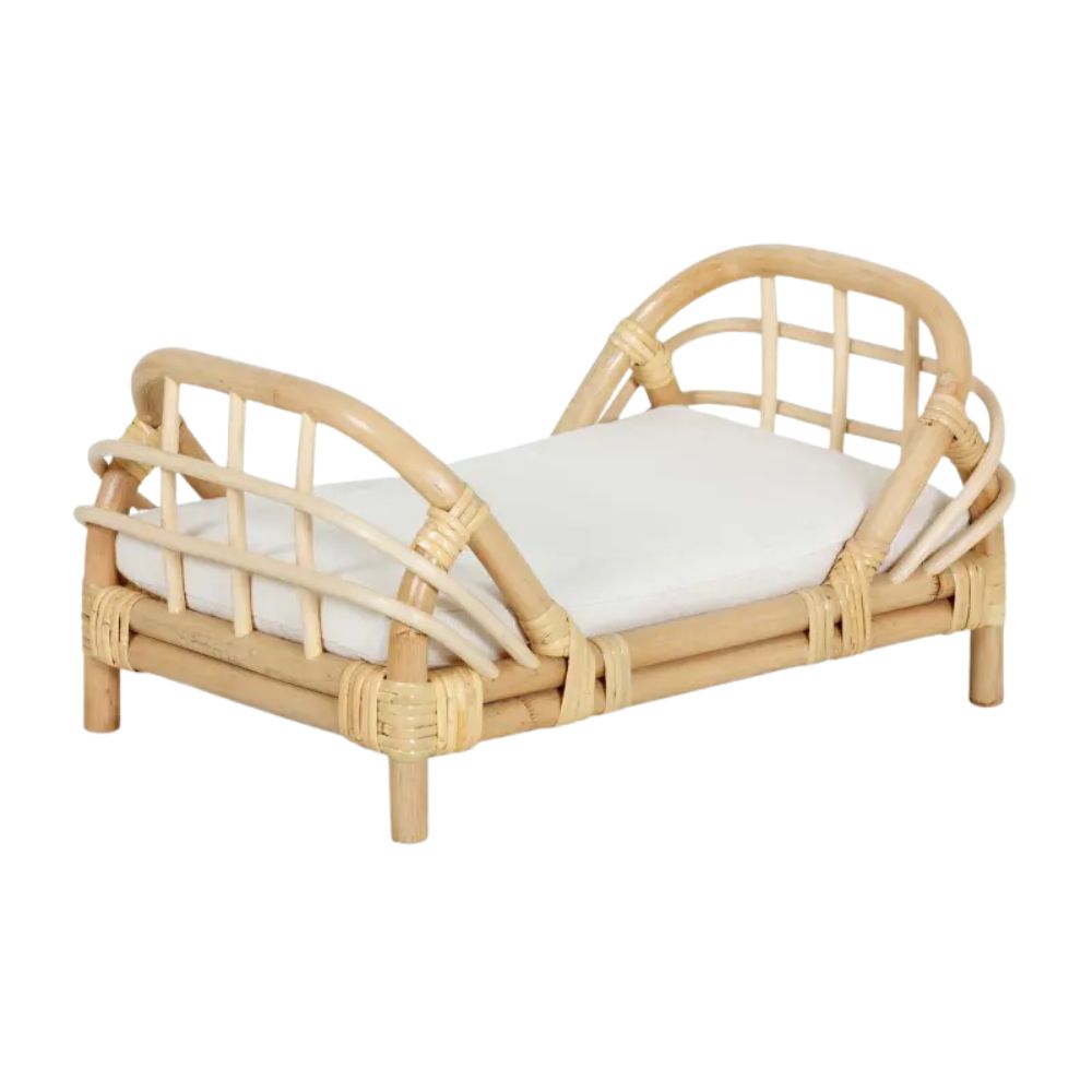 Rattan Extra Large Doll Bed, rattan kids toys, rattan kids furniture, wholesale, bulk, childrens