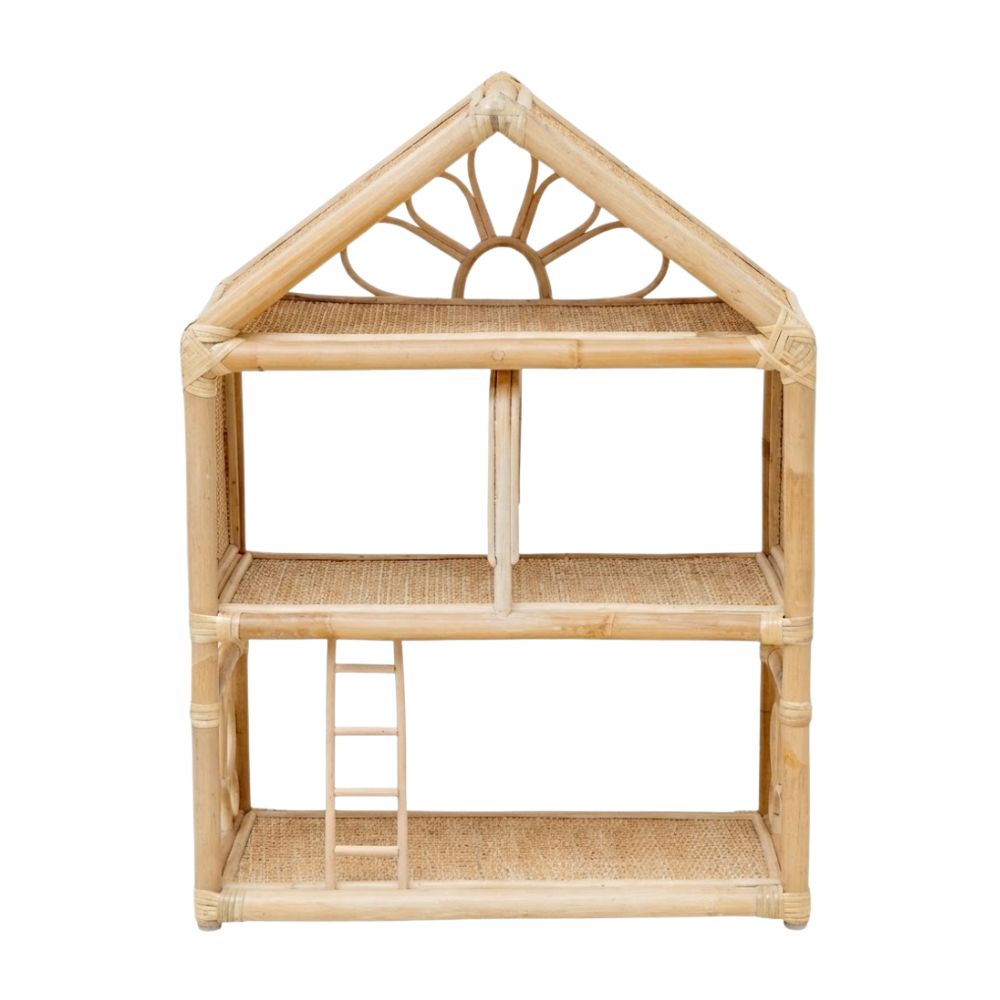Rattan Extra Large Doll House, rattan kids toys, rattan kids furniture, wholesale, bulk, childrens