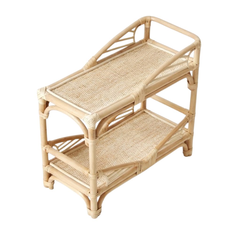 Rattan Hape Doll Change Table, rattan kids toys, rattan kids furniture, wholesale, bulk, childrens