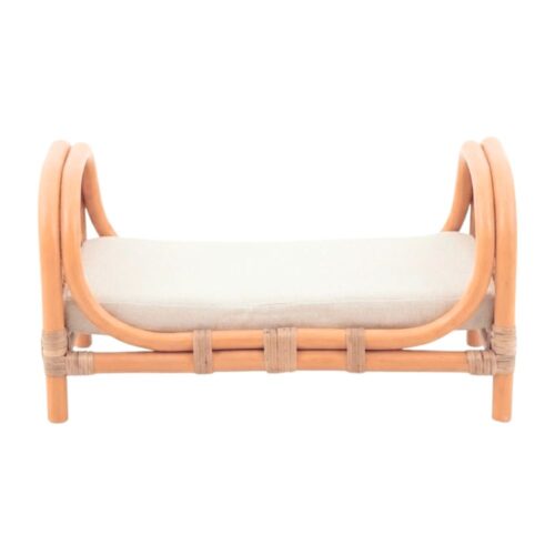 Rattan Play Doll Bed, rattan kids toys, rattan kids furniture, wholesale, bulk, childrens