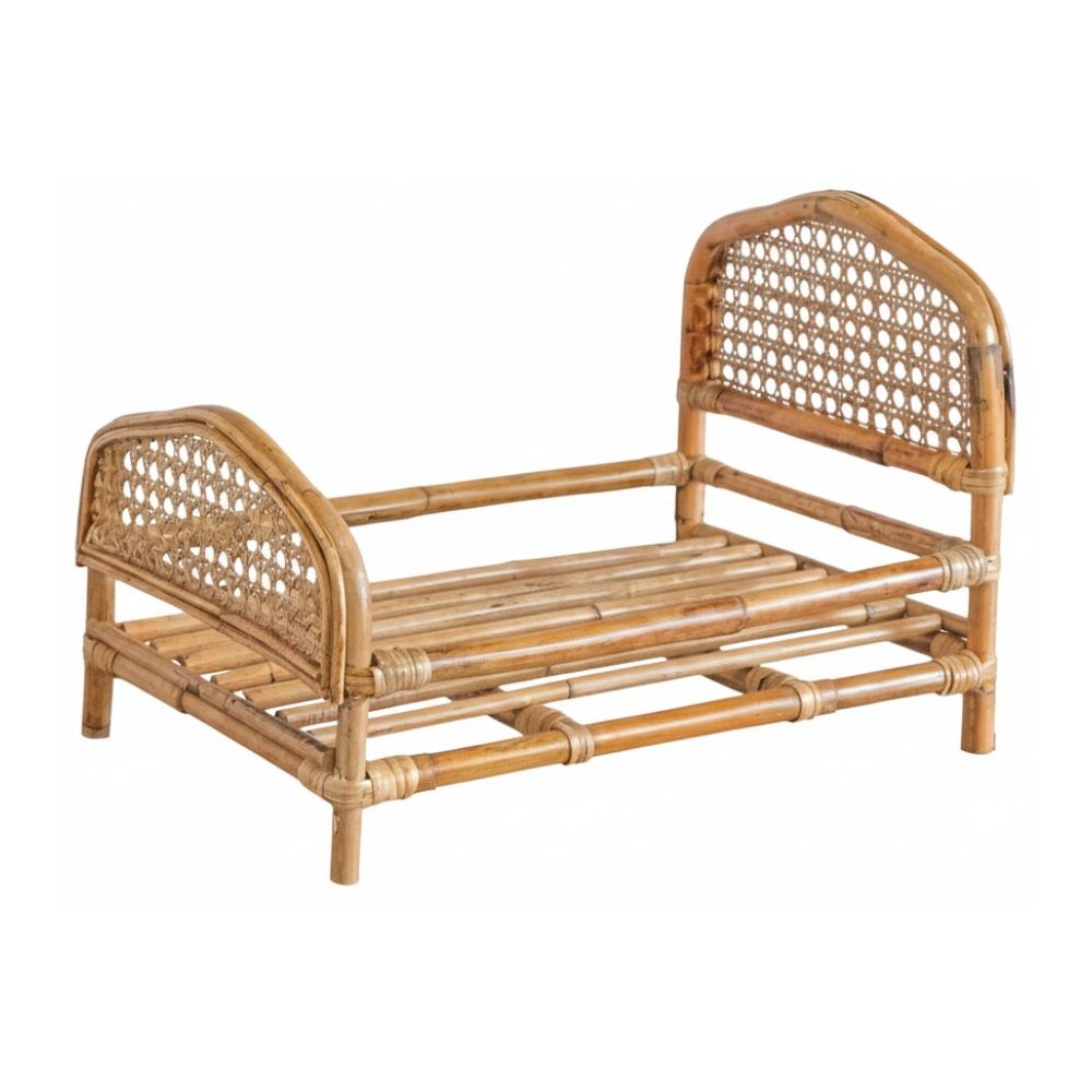Rattan Plush Toys Bed, rattan kids toys, rattan kids furniture, wholesale, bulk, childrens