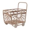 rattan stroller baby doll, wicker, doll buggy, doll stroller, rattan kids toys, rattan kids furniture, wholesale, bulk, childrens