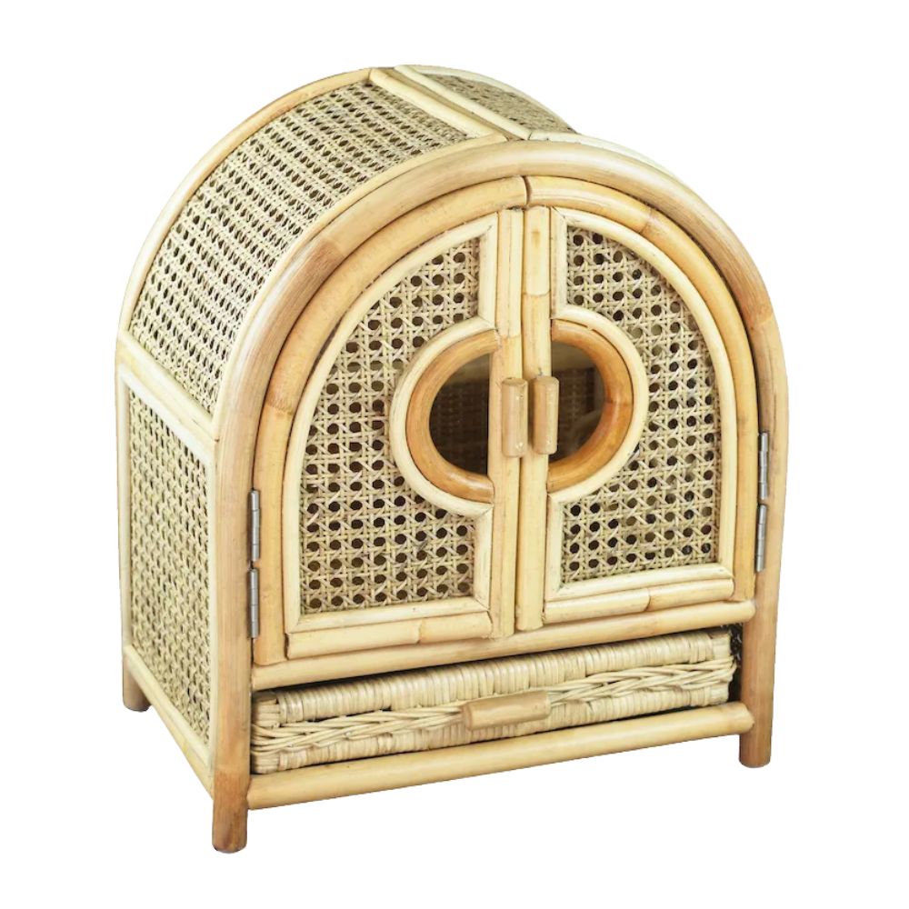 Sloane Doll Cabinet, rattan kids toys, rattan kids furniture, wholesale, bulk, childrens
