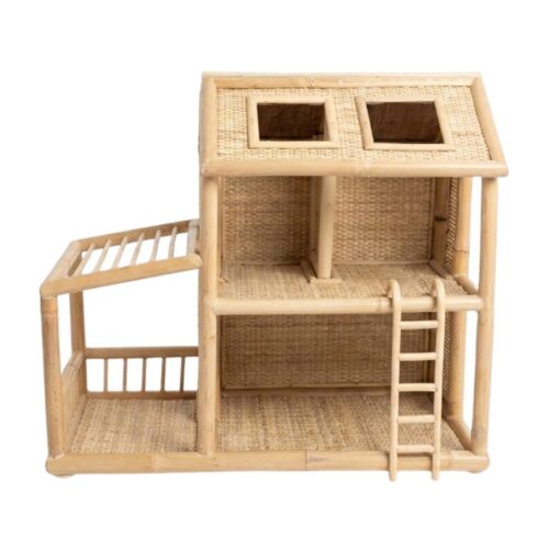Small Rattan Doll House, rattan kids toys, rattan kids furniture, wholesale, bulk, childrens