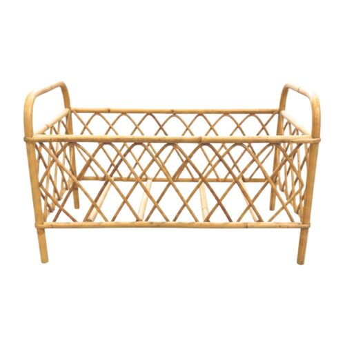 Vintage Rattan Doll Bed, rattan kids toys, rattan kids furniture, wholesale, bulk, childrens