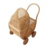 Vintage Rattan Doll Stroller, wicker, doll buggy, doll stroller, rattan kids toys, rattan kids furniture, wholesale, bulk, childrens