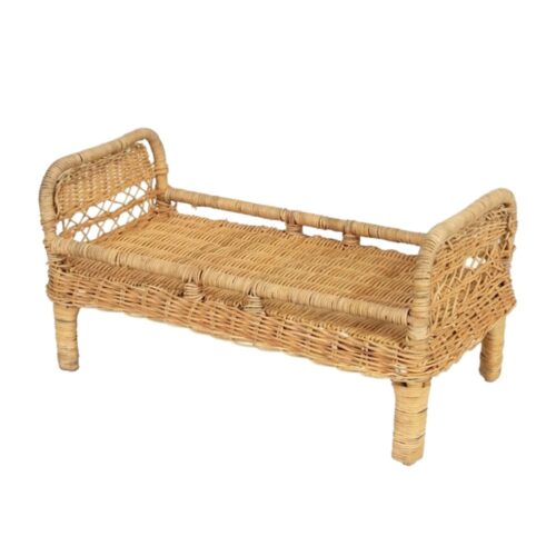Wicker Doll Bed, rattan kids toys, rattan kids furniture, wholesale, bulk, childrens