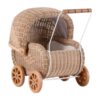 wicker doll buggy antique, wicker, doll buggy, doll stroller, rattan kids toys, rattan kids furniture, wholesale, bulk, childrens