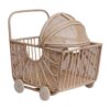 Wicker Doll Stroller Canada, doll buggy, doll stroller, rattan kids toys, rattan kids furniture, wholesale, bulk, childrens