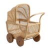 Wicker Doll Stroller for Sale, doll buggy, doll stroller, rattan kids toys, rattan kids furniture, wholesale, bulk, childrens