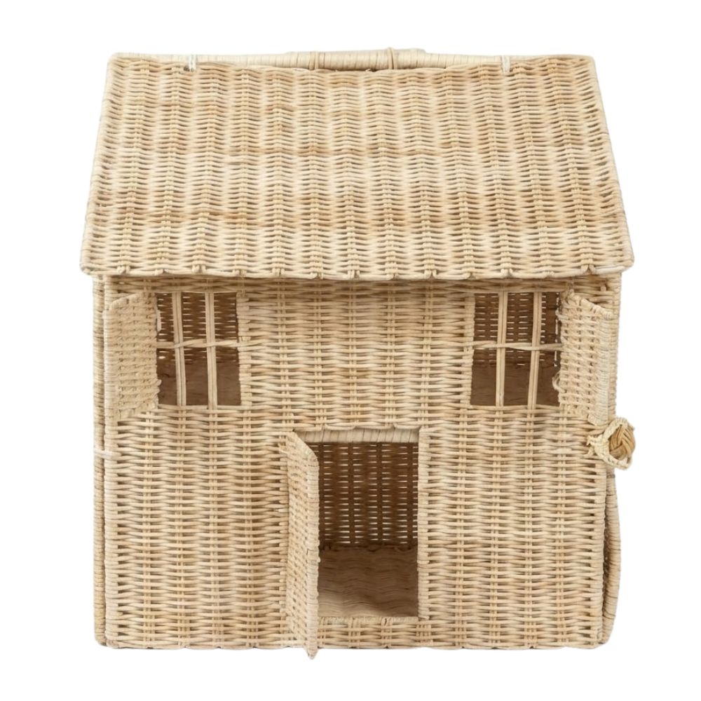 Wicker Dolls House, rattan kids toys, rattan kids furniture, wholesale, bulk, childrens