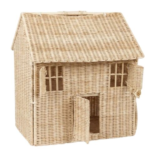 Wicker Dolls House, rattan kids toys, rattan kids furniture, wholesale, bulk, childrens