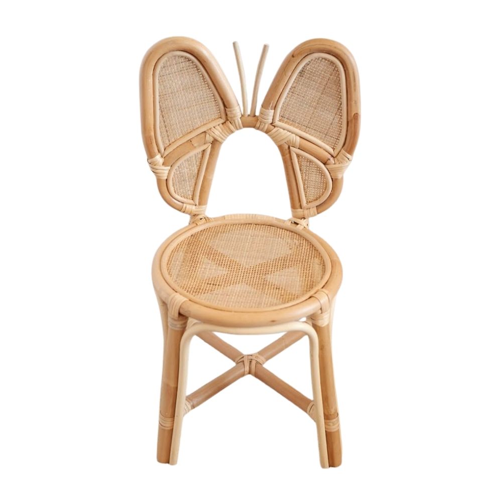 Butterfly Rattan Toddler Chair, rattan kids furniture, rattan kids chair, rattan kids table, rattan kids table and chairs set, rattan toddler chair, rattan toddler table and chairs, wholesale, bulk, Vietnam, factory