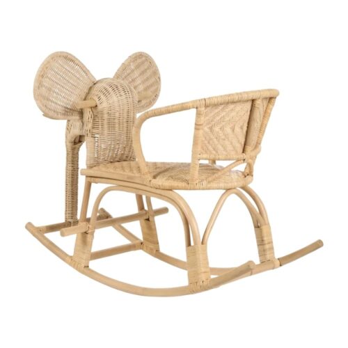 Elephant Rattan Rocking Kids Chair, rattan kids furniture, rattan kids chair, rattan kids table, rattan kids table and chairs set, rattan toddler chair, rattan toddler table and chairs, wholesale, bulk, Vietnam, factory