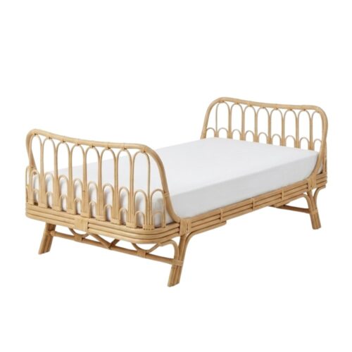 Kids King Single Rattan Bed, rattan kid's bed, rattan baby cot, rattan kids toys, rattan kids furniture, wholesale, bulk
