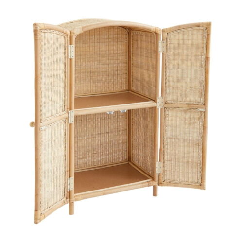 Kids Rattan Clothing Wardrobe, dresser, rattan kids furniture, wholesale, bulk, manufacture, Vietnam