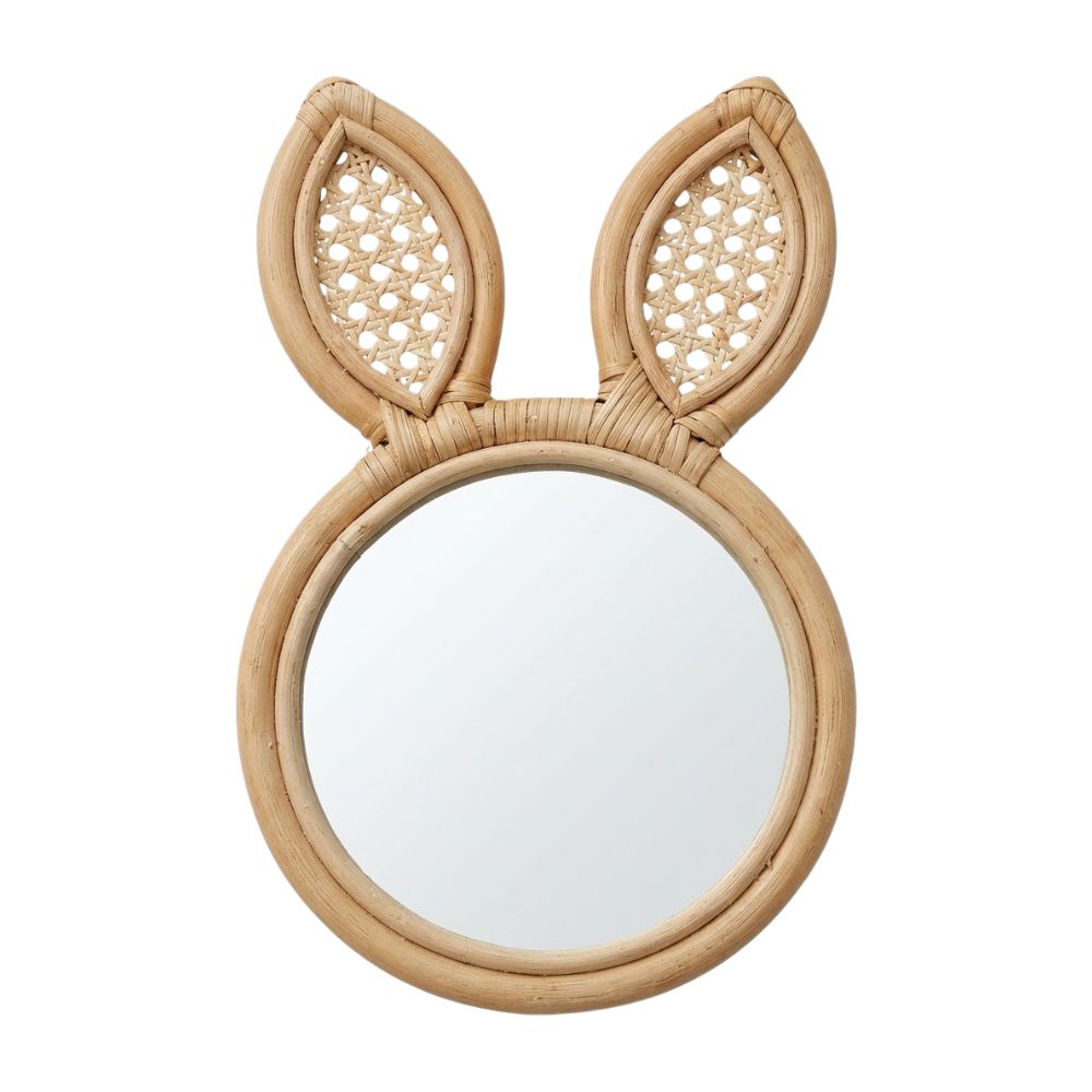 Kids Rattan Mirror for Bedroom, rattan kids furniture, wholesale, bulk, Vietnam, manufacture