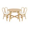 Rattan Bunny Chairs and Table for Toddler, rattan kids furniture, rattan kids chair, rattan kids table, rattan kids table and chairs set, rattan toddler chair, rattan toddler table and chairs, wholesale, bulk, Vietnam, factory